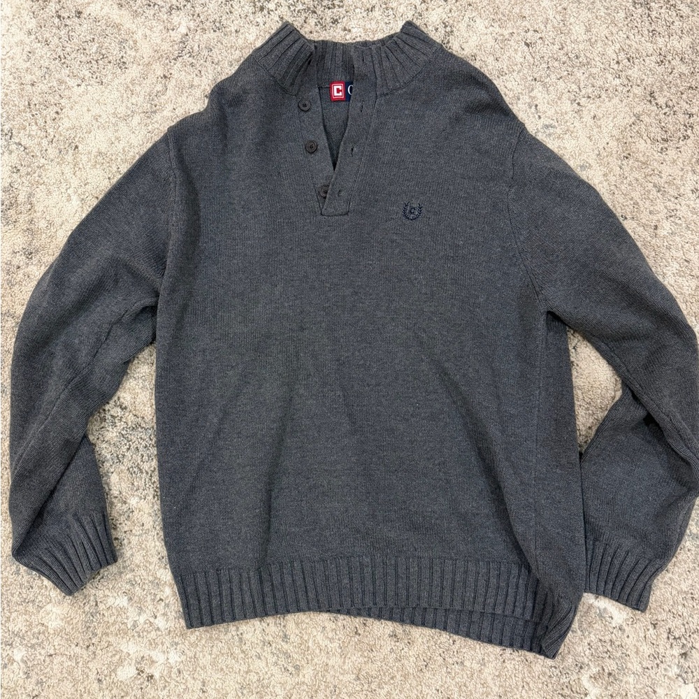Chaps Charcoal Sweater